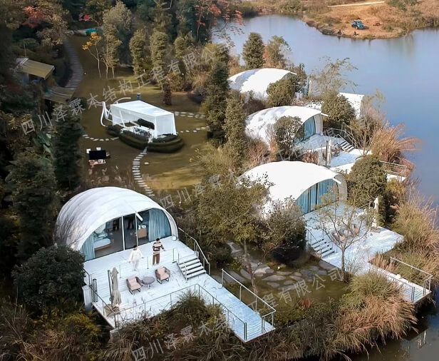 帐篷酒店 | 力学与曲线诠释建筑类野奢度假
